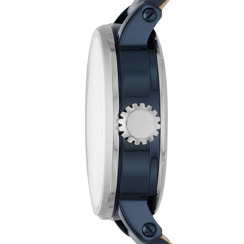 Fossil Boyfriend Skeleton Blue Dial Blue Leather Strap Watch for Women - ME3136 Buy Now By Fossil