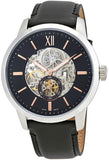 Fossil Townsman Skeleton Black Dial Black Leather Strap Watch for Men - ME3153 Buy Now By Fossil