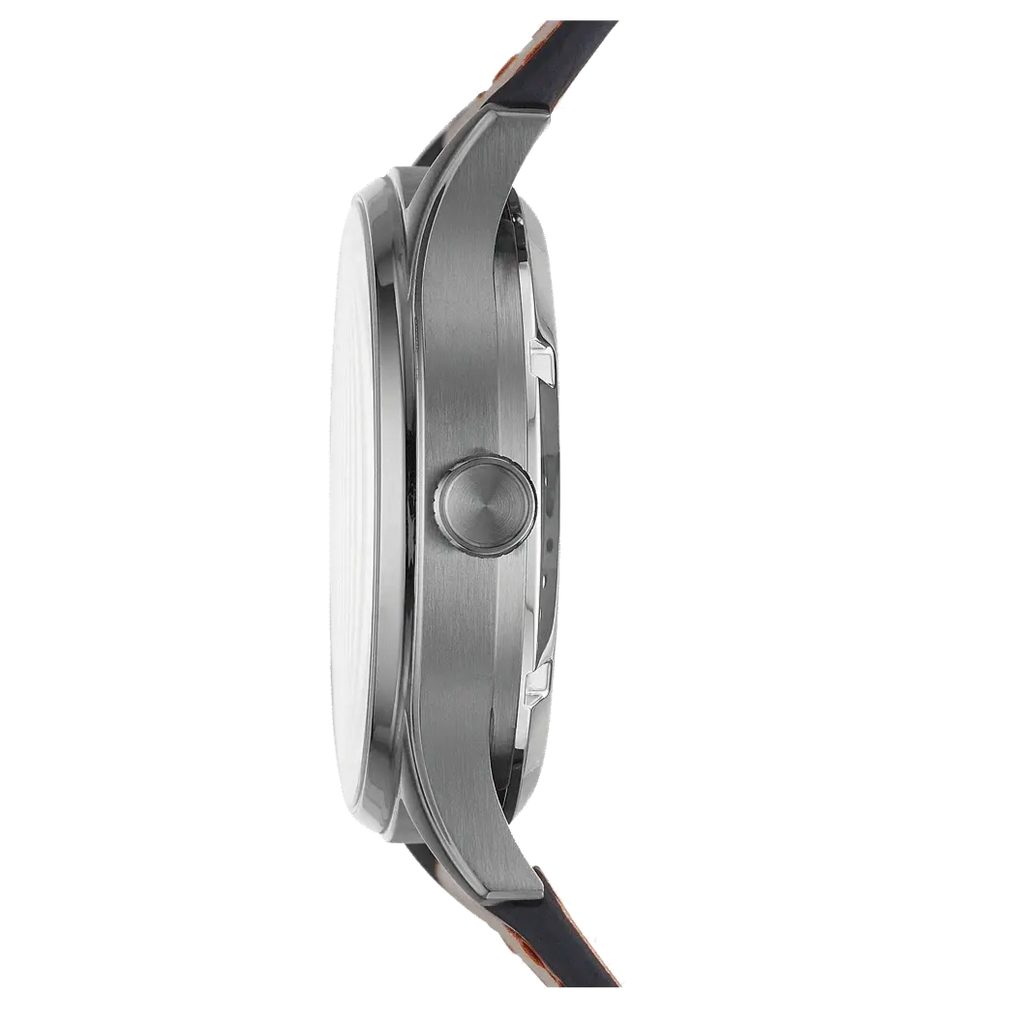 Fossil Forrester Automatic Skeleton Grey Dial Brown Leather Strap Watch for Men - ME3178 Buy Now By Fossil