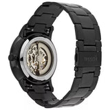 Fossil Neutra Automatic Skeleton Black Dial Black Steel Strap Watch for Men - ME3183 Buy Now By Fossil