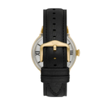 Fossil Townsman Automatic Skeleton Black Dial Black Leather Strap Watch for Men - ME3210 Buy Now By Fossil