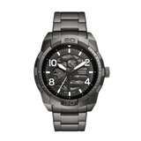 Fossil Bronson Automatic Skeleton Black Dial Grey Steel Strap Watch for Men - ME3255 Buy Now By Fossil
