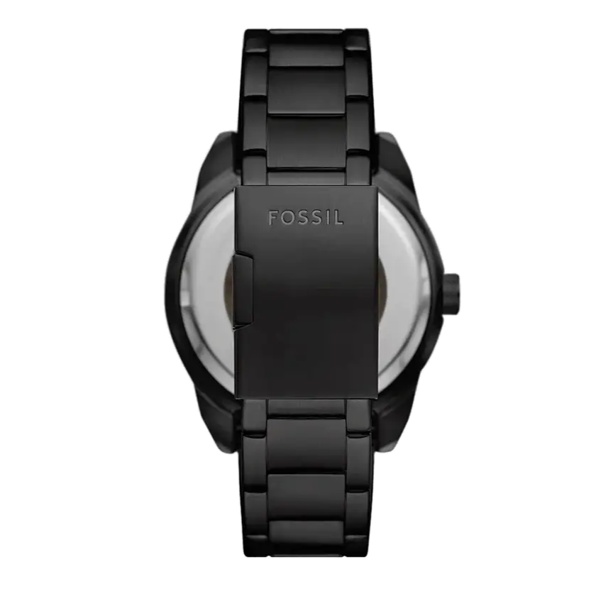 Fossil Bronson Automatic Skeleton Black Dial Black Steel Strap Watch for Men - ME3256 Buy Now By Fossil