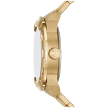 Fossil Bronson Automatic Skeleton Black Dial Gold Steel Strap Watch for Men - ME3257 Buy Now By Fossil