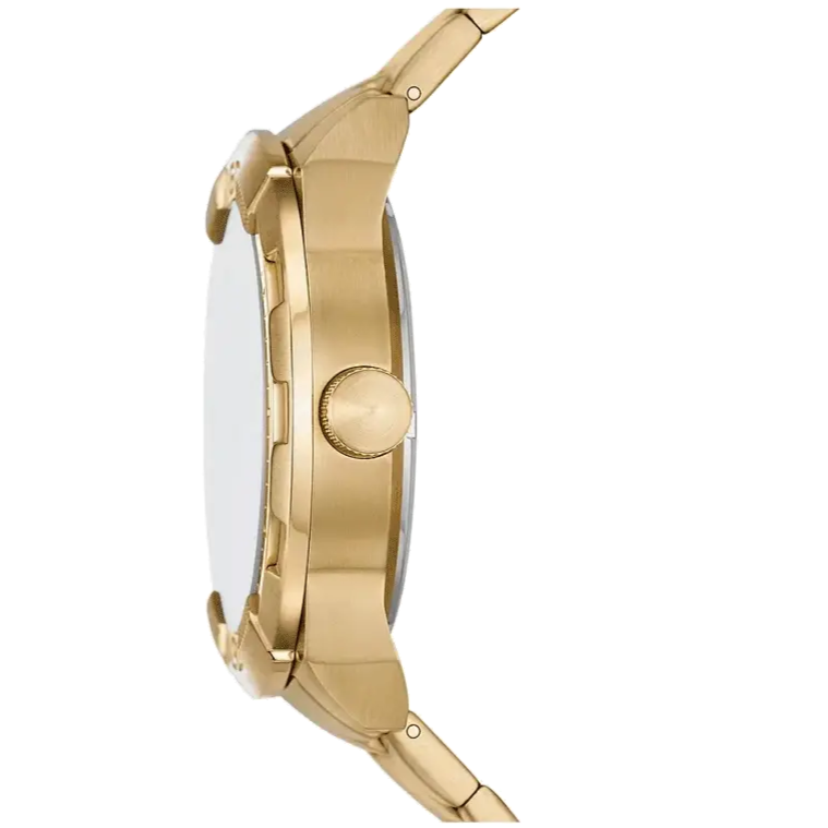 Fossil Bronson Automatic Skeleton Black Dial Gold Steel Strap Watch for Men - ME3257 Buy Now By Fossil