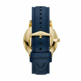 Fossil Neutra Chronograph Blue Dial Blue Leather Strap Watch for Men - FS5790 Buy Now By Fossil