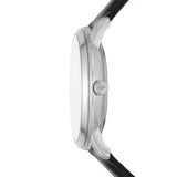 Fossil Neutra Minimalist Moonphase Black Dial Black Leather Strap Watch for Men - FS5904 Buy Now By Fossil