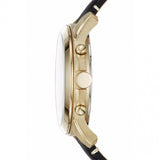 Fossil Grant Chronograph White Dial Black Leather Strap Watch for Men - FS5272 Buy Now By Fossil