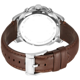 Fossil Grant Chronograph White Dial Brown Leather Strap Watch for Men - FS4735 Buy Now By Fossil
