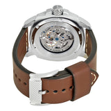Fossil Modern Machine Automatic Skeleton White Dial Brown Leather Strap Watch for Women - ME3083 Buy Now By Fossil