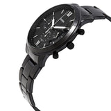 Fossil Neutra Chronograph Black Dial Black Steel Strap Watch for Men - FS5474 Buy Now By Fossil