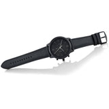 Fossil Neutra Chronograph Black Dial Black Leather Strap Watch for Men - FS5503 Buy Now By Fossil