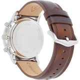 Fossil Neutra Chronograph White Dial Brown Leather Strap Watch for Men - FS5380 Buy Now By Fossil