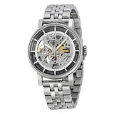 Fossil Boyfriend Automatic Skeleton Silver Dial Silver Steel Strap Watch for Women - ME3067 Buy Now By Fossil