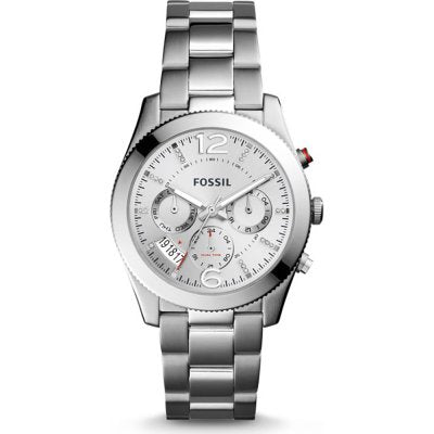 Fossil Boyfriend Multifunction Silver Dial Silver Steel Strap Watch for Women - ES3883 Buy Now By Fossil