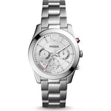 Fossil Boyfriend Multifunction Silver Dial Silver Steel Strap Watch for Women - ES3883 Buy Now By Fossil