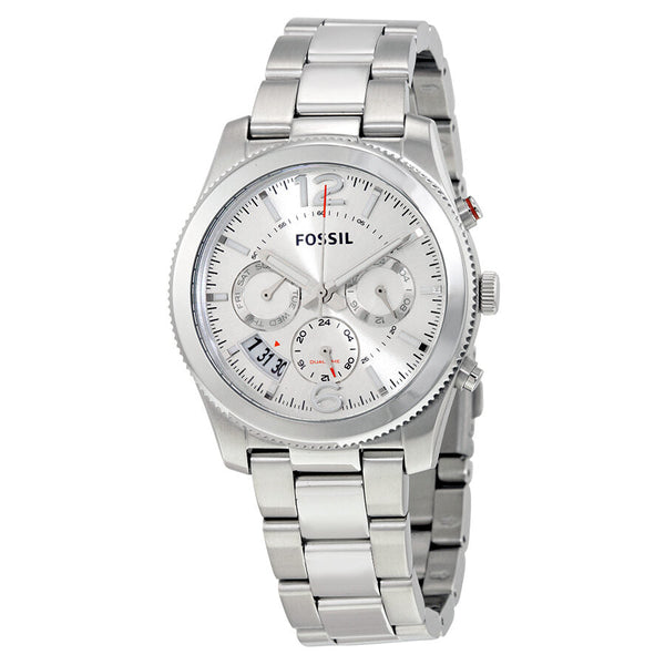 Fossil Boyfriend Multifunction Silver Dial Silver Steel Strap Watch for Women - ES3883 Buy Now By Fossil