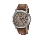 Fossil Grant Chronograph Brown Dial Brown Leather Strap Watch for Men - FS5214 Buy Now By Fossil