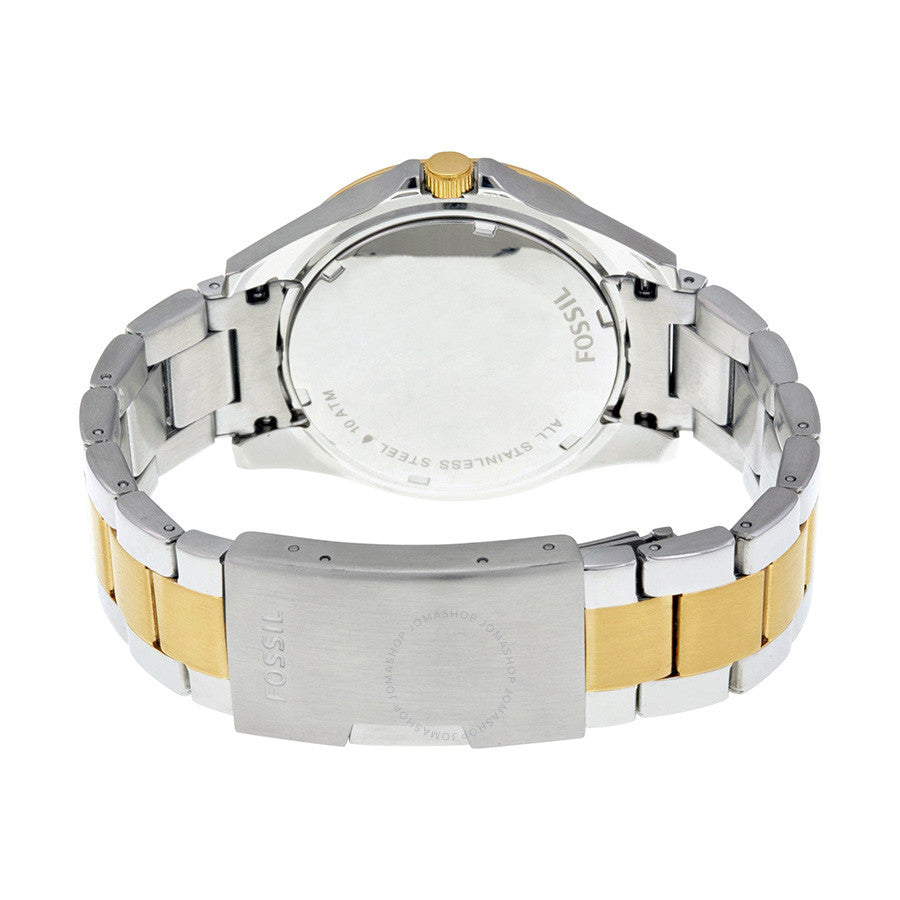 Fossil Riley White Dial Two Tone Steel Strap Watch for Women - ES3204 Buy Now By Fossil