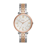 Fossil Jacqueline White Dial Two Tone Steel Strap Watch for Women - ES3844 Buy Now By Fossil