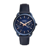 Fossil Tailor Blue Dial Blue Leather Strap Watch for Women - ES4092 Buy Now By Fossil