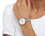 Fossil Tailor White Dial Silver Steel Strap Watch for Women - ES4262 Buy Now By Fossil