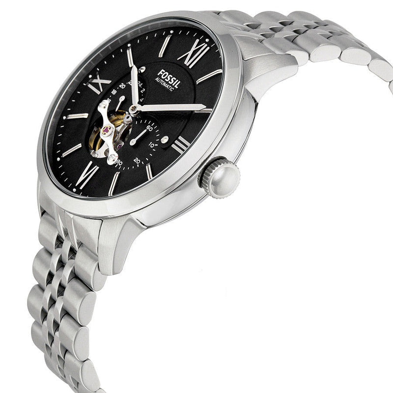 Fossil Townsman Black Dial Silver Steel Strap Watch for Men - ME3107 Buy Now By Fossil