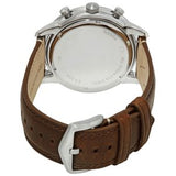 Fossil Townsman Chronograph White Dial Brown Leather Strap Watch for Men - FS5350 Buy Now By Fossil