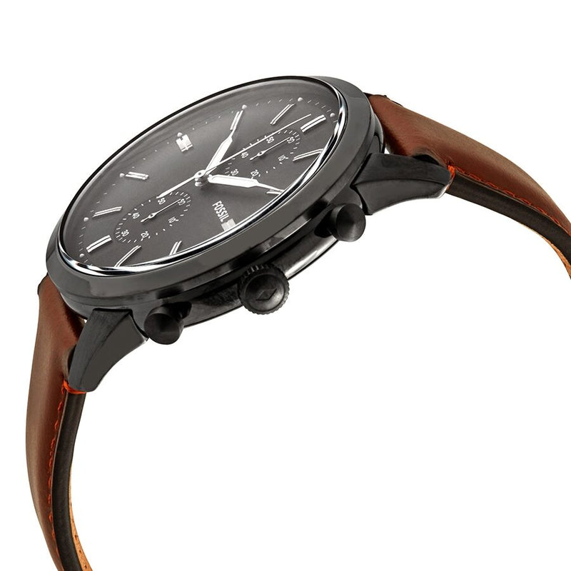 Fossil Townsman Chronograph Gray Dial Brown Leather Strap Watch for Men - FS5522 Buy Now By Fossil