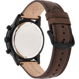 Fossil Townsman Chronograph Black Dial Brown Leather Strap Watch for Men - FS5437 Buy Now By Fossil