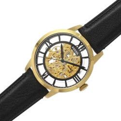 Fossil Townsman Automatic Skeleton Black Dial Black Leather Strap Watch for Men - ME3210 Buy Now By Fossil