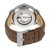Fossil Townsman Automatic Black Dial Brown Leather Strap Watch for Men - ME3061 Buy Now By Fossil