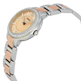 Fossil Virginia Rose Gold Dial Two Tone Steel Strap Watch for Women - ES3405 Buy Now By Fossil