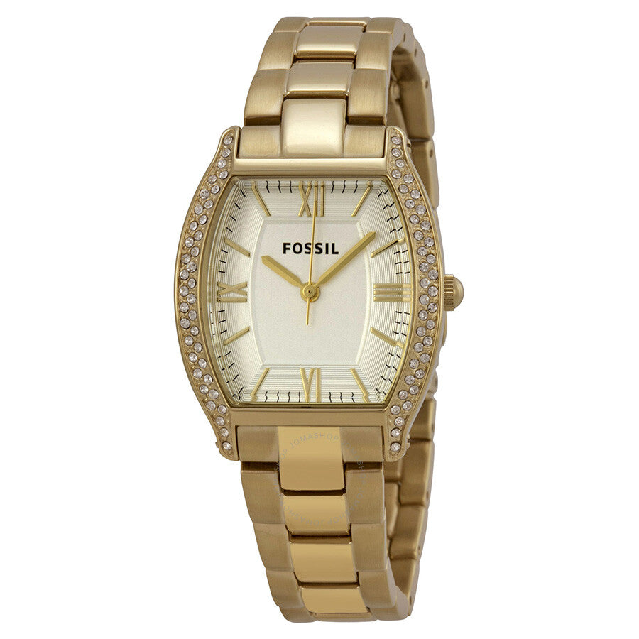 Fossil Wallace Gold Tone Dial Gold Steel Strap Watch for Women - ES3176 Buy Now By Fossil