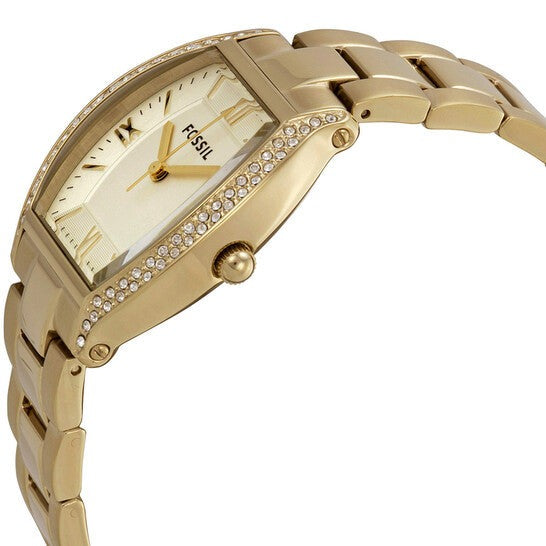 Fossil Wallace Gold Tone Dial Gold Steel Strap Watch for Women - ES3176 Buy Now By Fossil