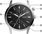 Fossil Townsman Multifunction Black Dial Black Leather Strap Watch for Men - FS5396 Buy Now By Fossil