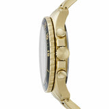 Fossil FB-03 Chronograph Black Dial Gold Steel Strap Watch for Men - FS5727 Buy Now By Fossil