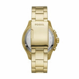 Fossil FB-03 Chronograph Black Dial Gold Steel Strap Watch for Men - FS5727 Buy Now By Fossil
