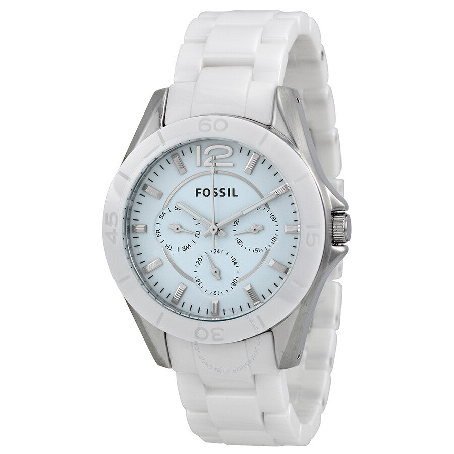 Fossil Ceramic White Dial White Ceramic Strap Watch for Women - CE1002 Buy Now By Fossil