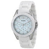 Fossil Ceramic White Dial White Ceramic Strap Watch for Women - CE1002 Buy Now By Fossil