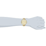 Fossil Jacqueline White Dial Gold Steel Strap Watch for Women - ES3434 Buy Now By Fossil