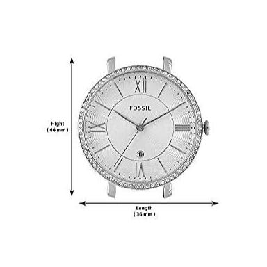 Fossil Jacqueline White Dial Silver Steel Strap Watch for Women - ES3545 Buy Now By Fossil