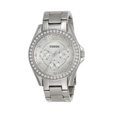 Fossil Riley Multifunction Silver Dial Silver Steel Strap Watch for Women - ES3202 Buy Now By Fossil