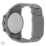 Fossil Townsman Chronograph Black Dial Silver Steel Strap Watch for Men - FS5349 Buy Now By Fossil