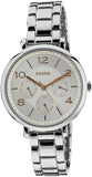 Fossil Jacqueline Multifunction White Dial Silver Steel Strap Watch for Women - ES3738 Buy Now By Fossil