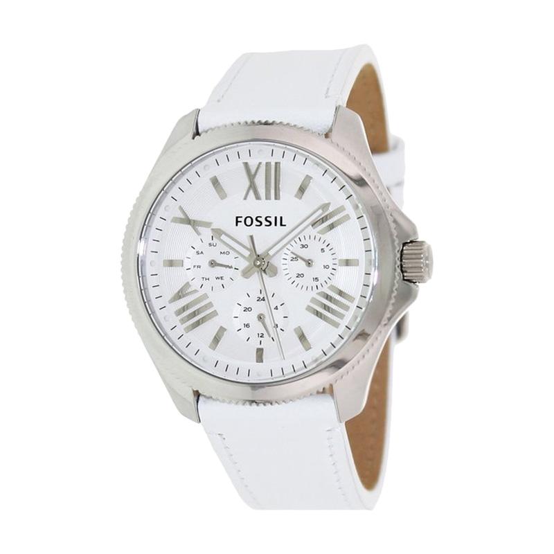 Fossil Cecile White Dial White Leather Strap Watch for Women - AM4484 Buy Now By Fossil