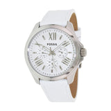 Fossil Cecile White Dial White Leather Strap Watch for Women - AM4484 Buy Now By Fossil