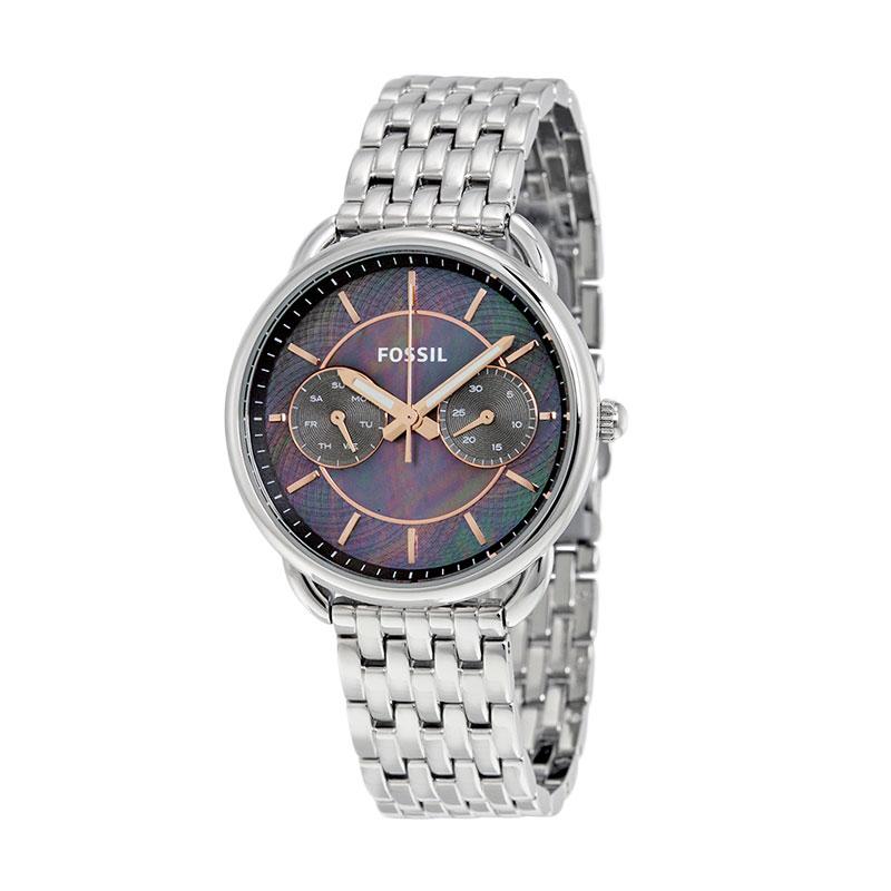 Fossil Tailor Mother of Pearl Black Dial Silver Steel Strap Watch for Women - ES3911 Buy Now By Fossil