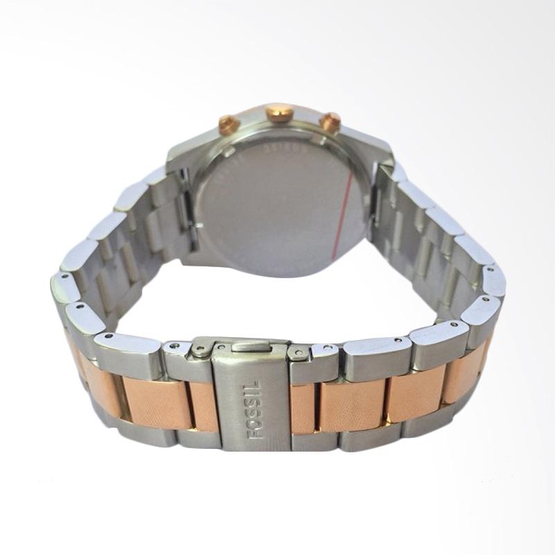 Fossil Perfect Boyfriend Mother of Pearl Dial Two Tone Steel Strap Watch for Women - ES4135 Buy Now By Fossil