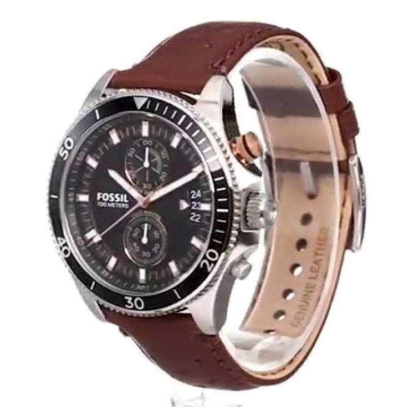 Fossil Wakefield Black Dial Brown Leather Strap Watch for Men - CH2944 Buy Now By Fossil